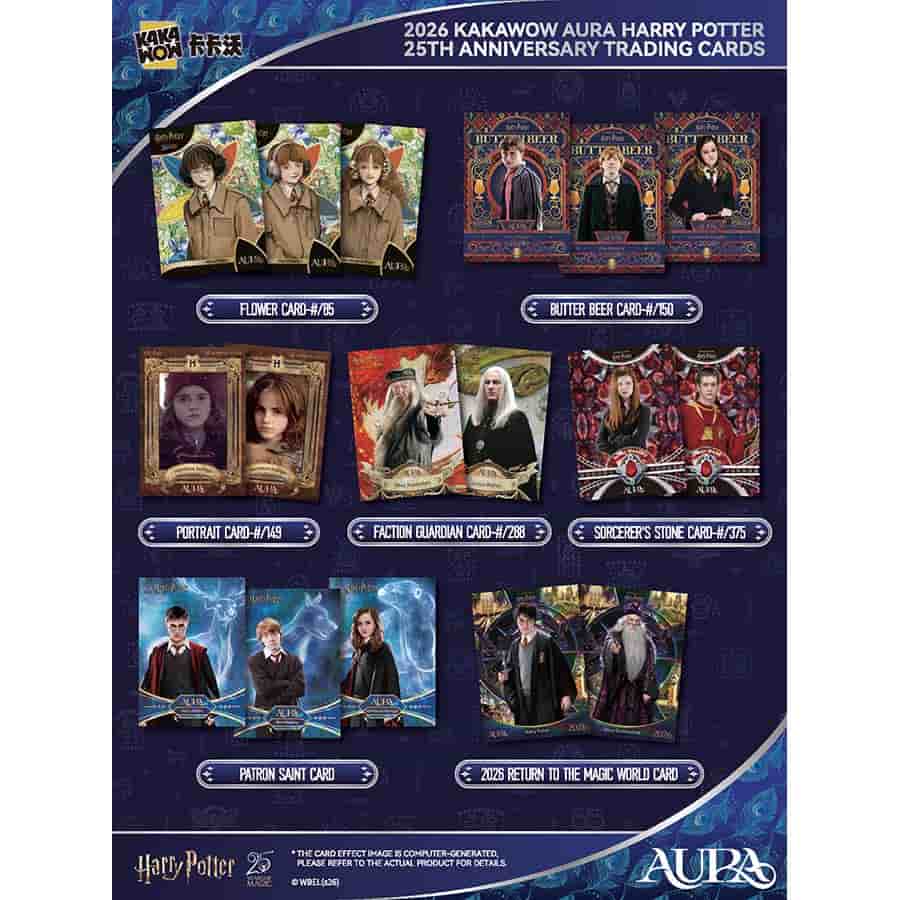 Kakawow: 2026 Aura Harry Potter Trading Cards Hobby Box - Image 4