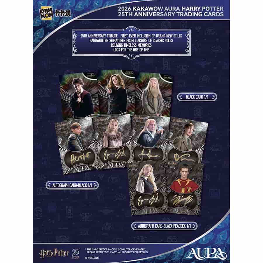 Kakawow: 2026 Aura Harry Potter Trading Cards Hobby Box - Image 5