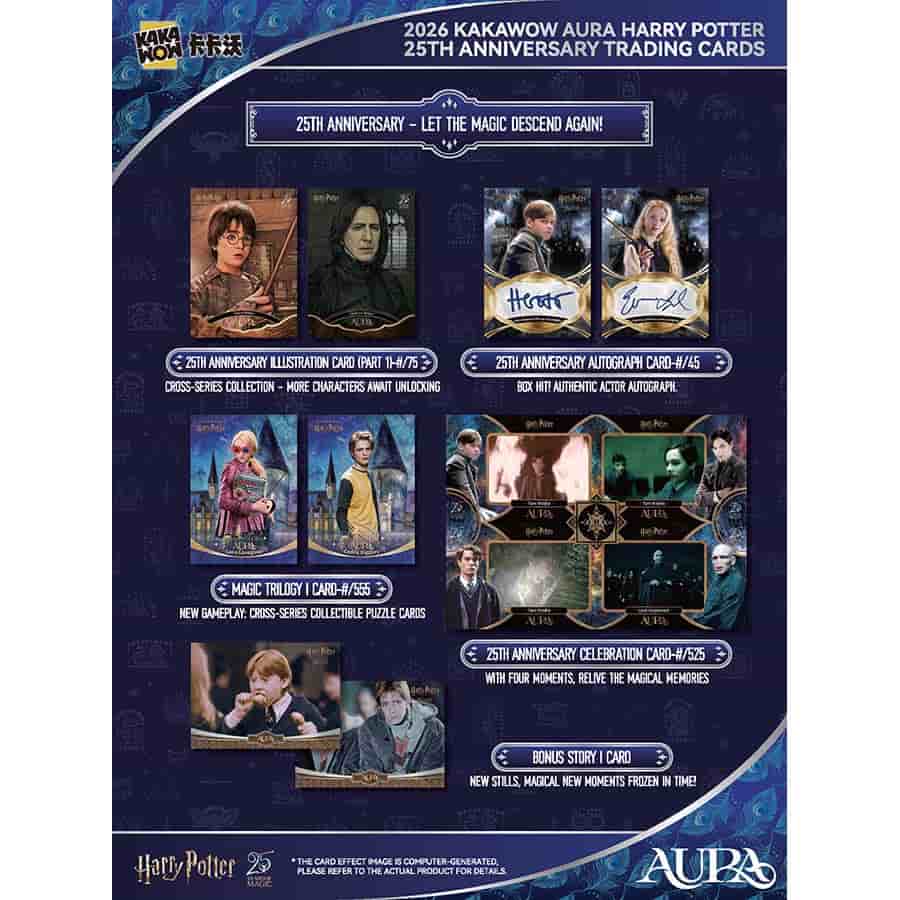 Kakawow: 2026 Aura Harry Potter Trading Cards Hobby Box - Image 7