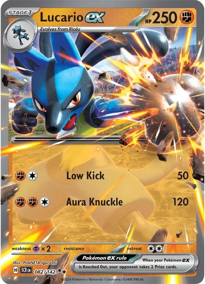 Lucario ex (082/142) (SCR)