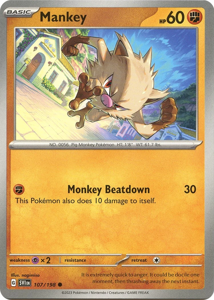 Mankey (107/198) (SVI)