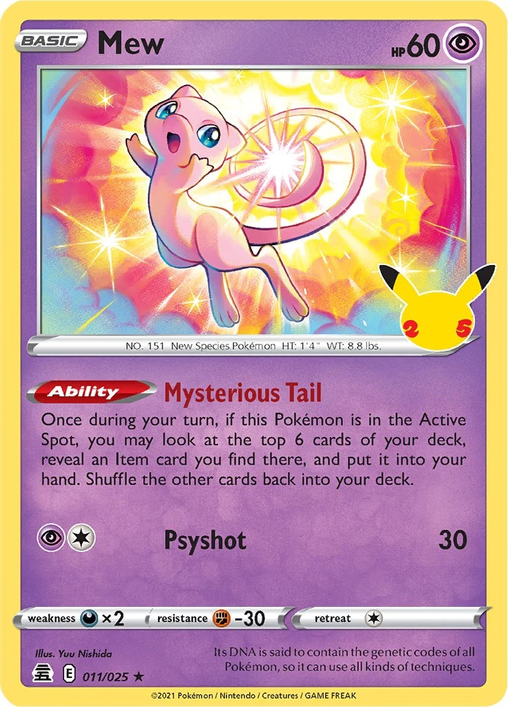 Mew (011/025) (CLB)
