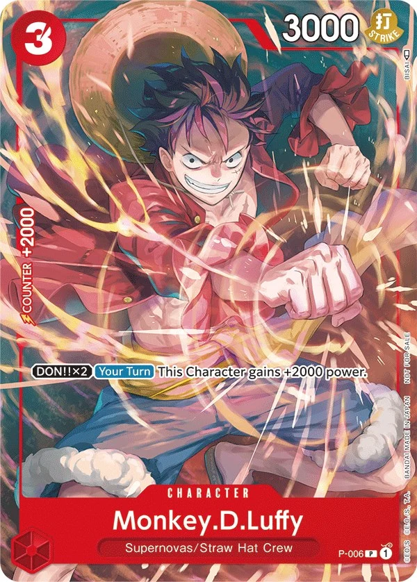 Monkey.D.Luffy - P-006 (Tournament Pack Vol. 1) (P-006) (OP-PR)