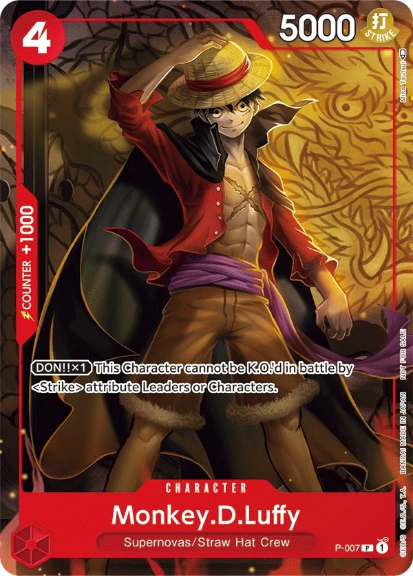 Monkey.D.Luffy - P-007 (Tournament Pack Vol. 1) (P-007) (OP-PR)