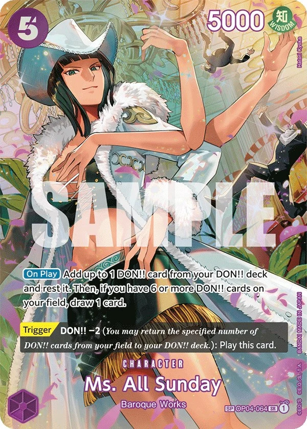 Ms. All Sunday (SP) (OP04-064) (OP06)