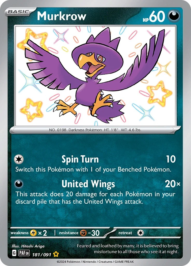 Murkrow (181/091) (PAF)