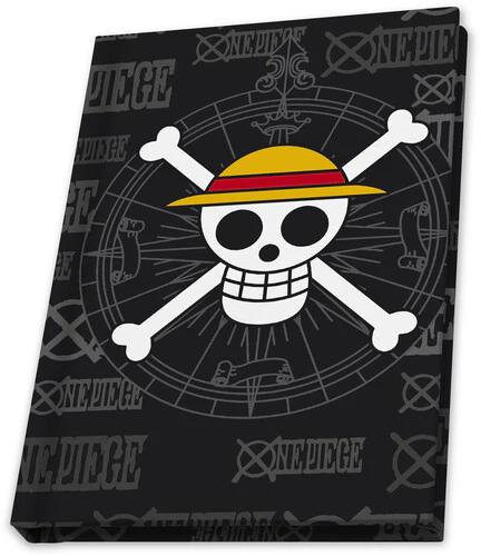 One Piece Gift Set - Glass Cup With Pin & Pocket Skull Notebook - Image 6