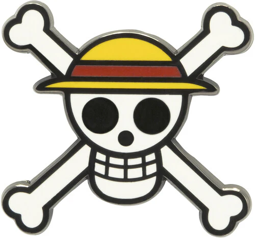 One Piece Gift Set - Glass Cup With Pin & Pocket Skull Notebook - Image 7