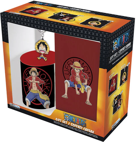One Piece Gift Set - Mug (320ML) With PVC Keyring & Luffy Notebook - Image 4