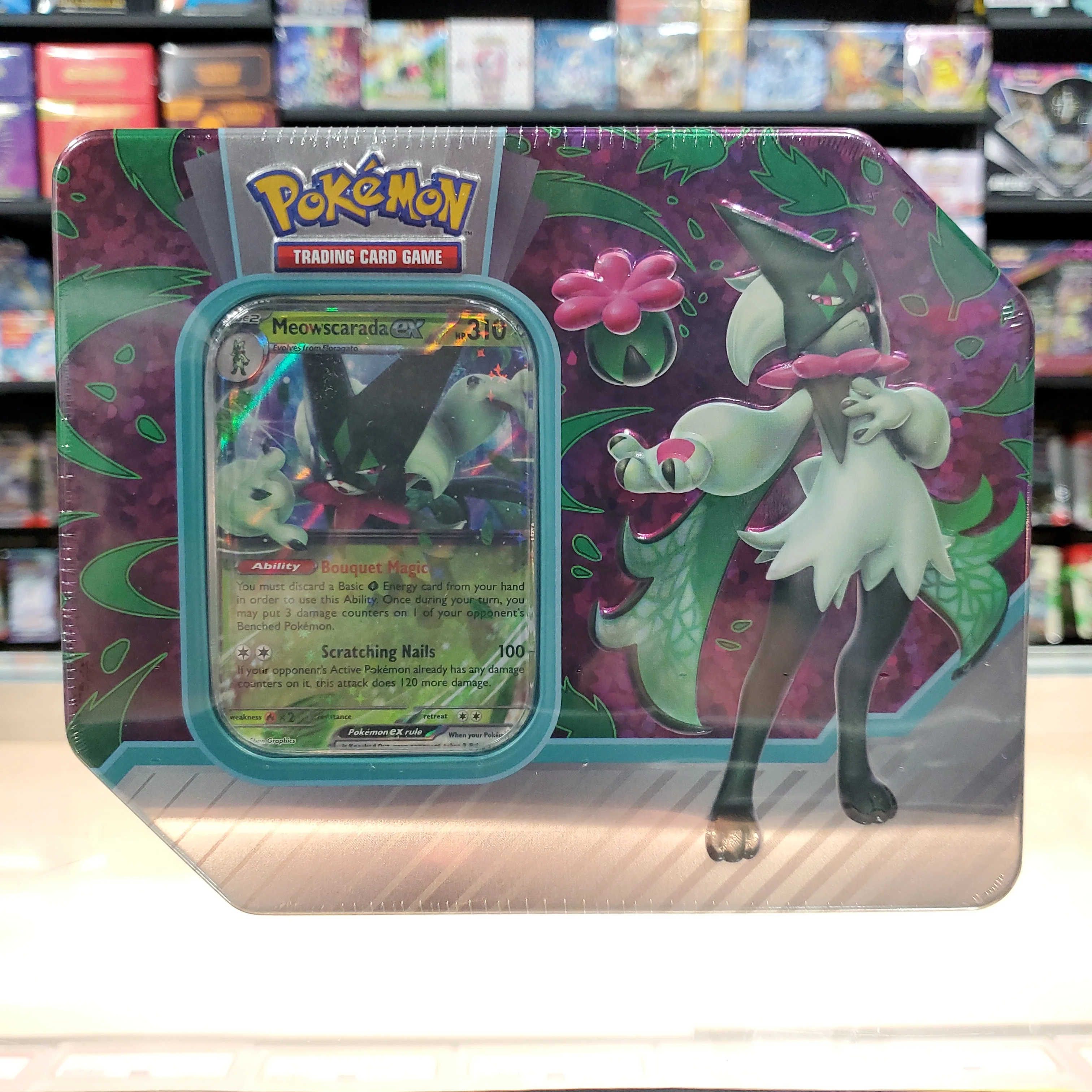 Pokémon TCG: Paldea Partners Tin (Meowscarada ex)