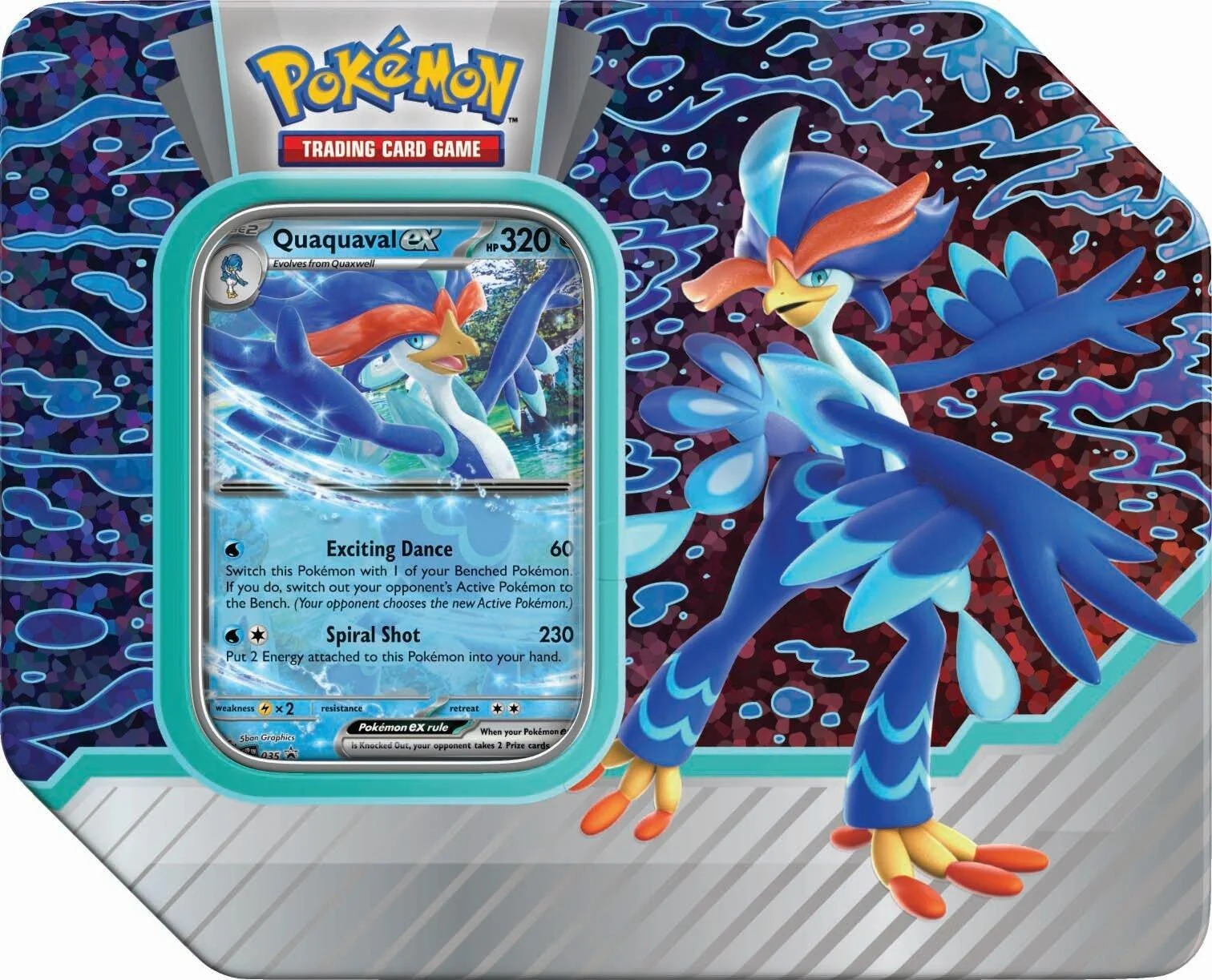 Pokémon TCG: Paldea Partners Tin (Quaquaval ex) - Image 3
