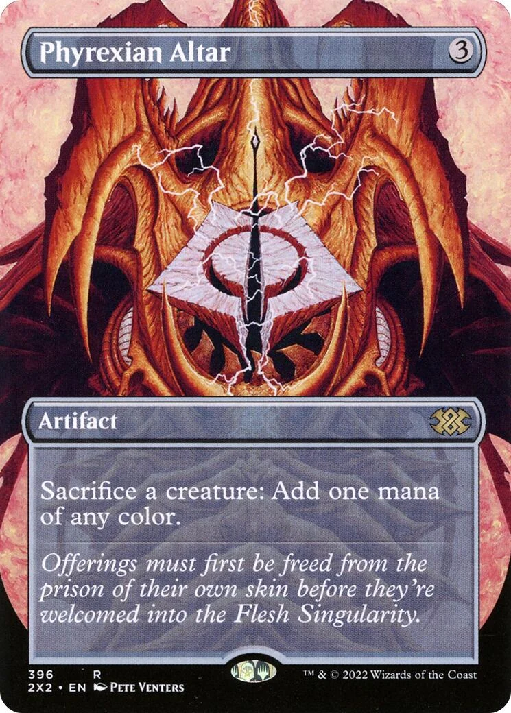 Phyrexian Altar (Borderless) (396) (2X2)