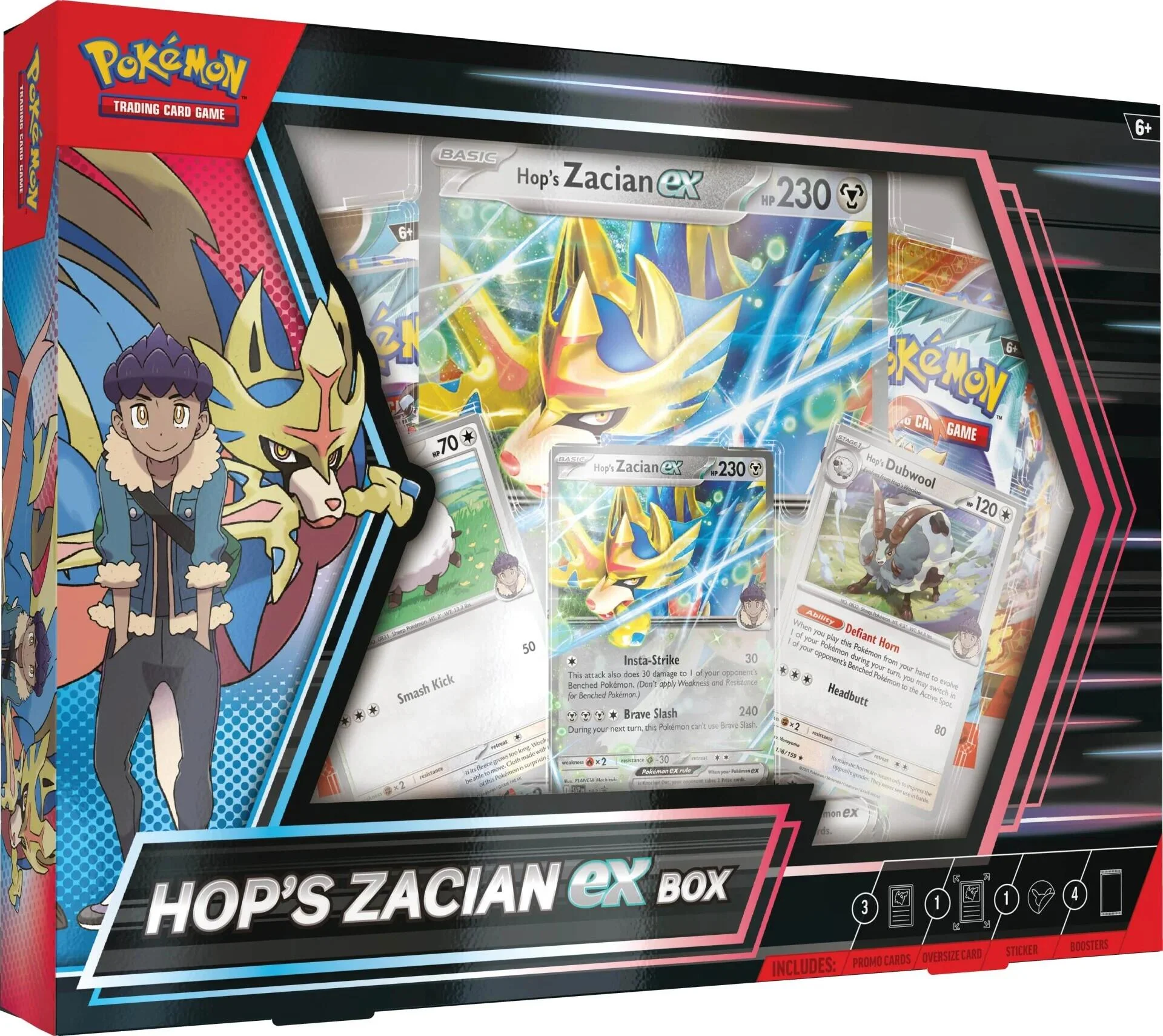 Pokémon TCG: Hop's Zacian ex Box (Limit 1) - Image 3