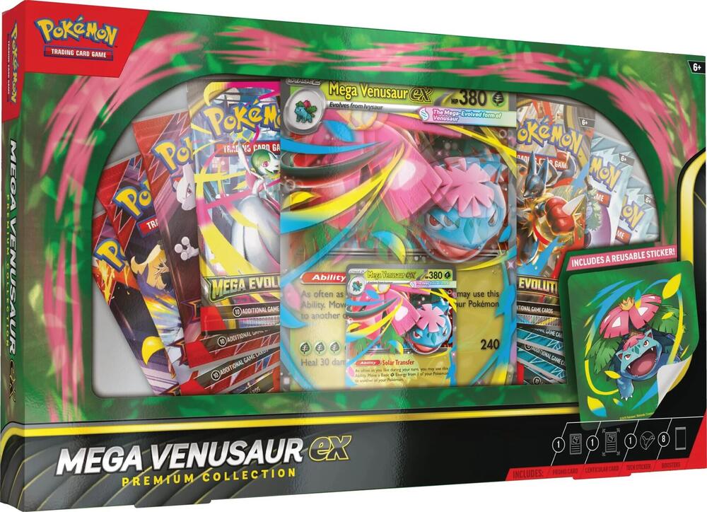 Pokémon TCG: Mega Venusaur ex Premium Collection (Limit 1) - Image 3