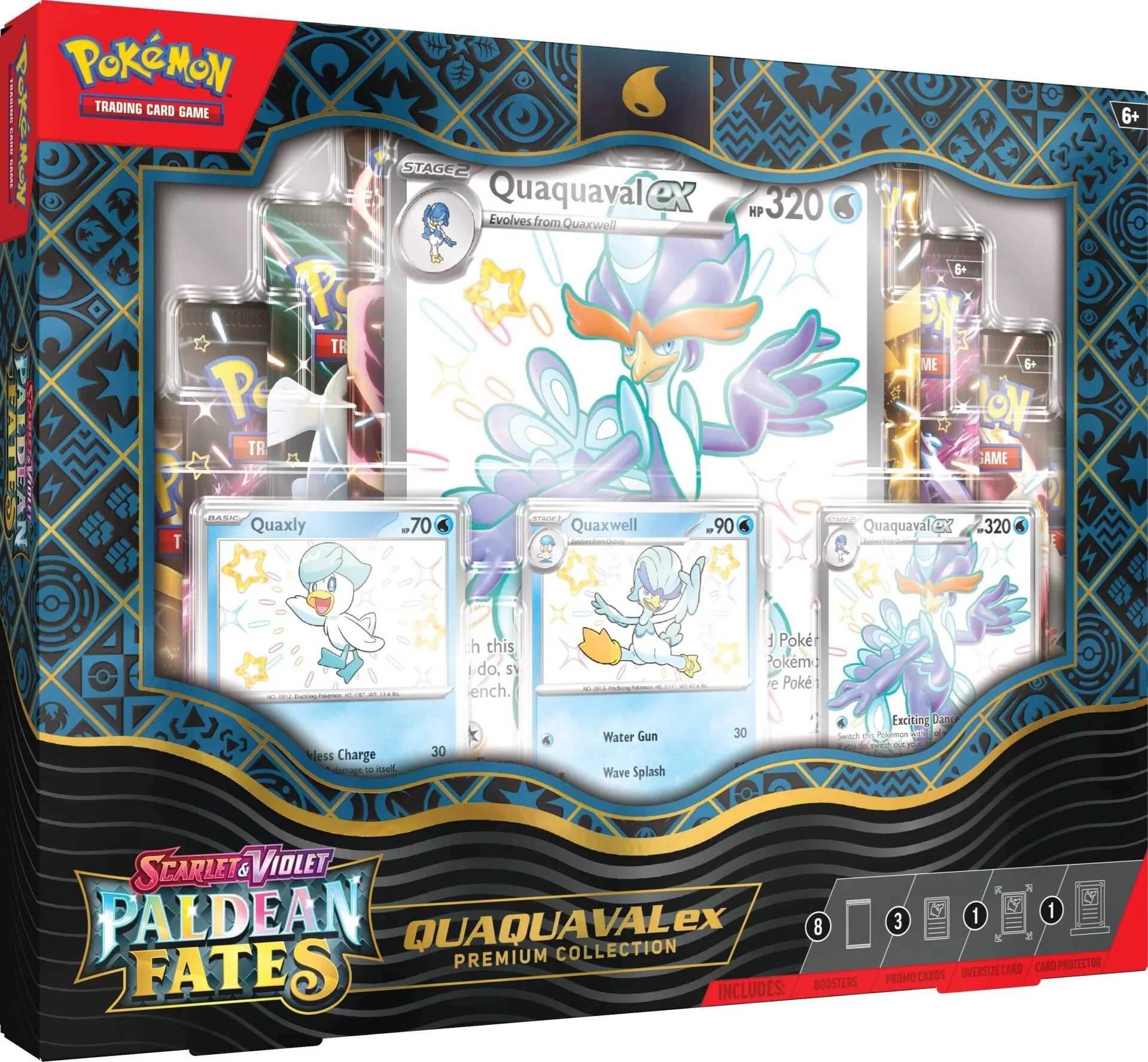Pokémon TCG: Scarlet & Violet: Paldean Fates - Premium Collection (Quaquaval ex) - Image 3