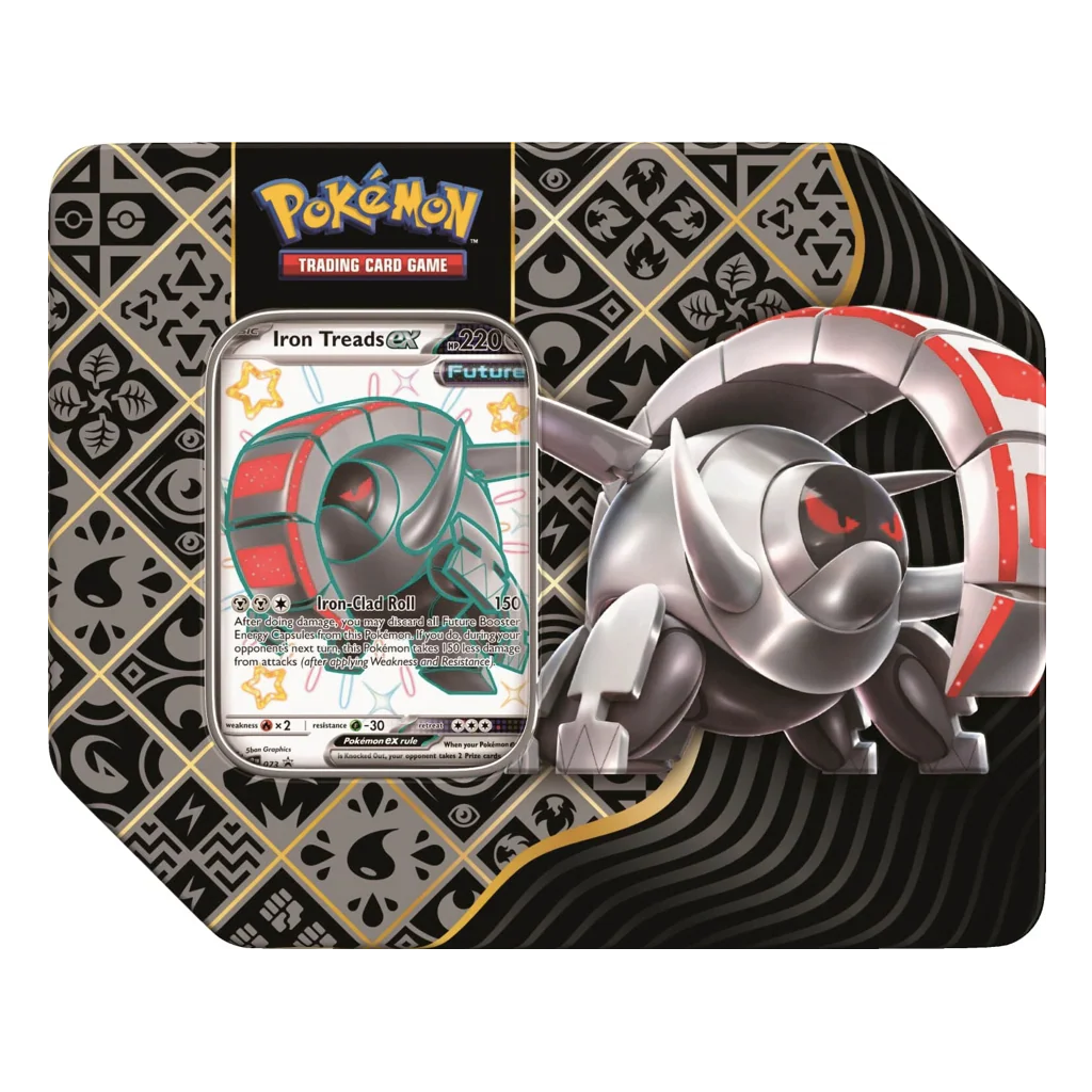 Pokémon TCG: Scarlet & Violet: Paldean Fates - Tin (Iron Treads ex) - Image 3