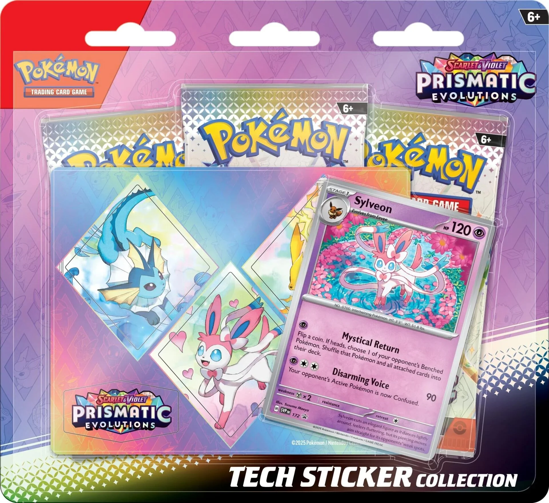 Pokémon TCG: Scarlet & Violet: Prismatic Evolutions Tech Sticker Collection (Sylveon) - Image 3