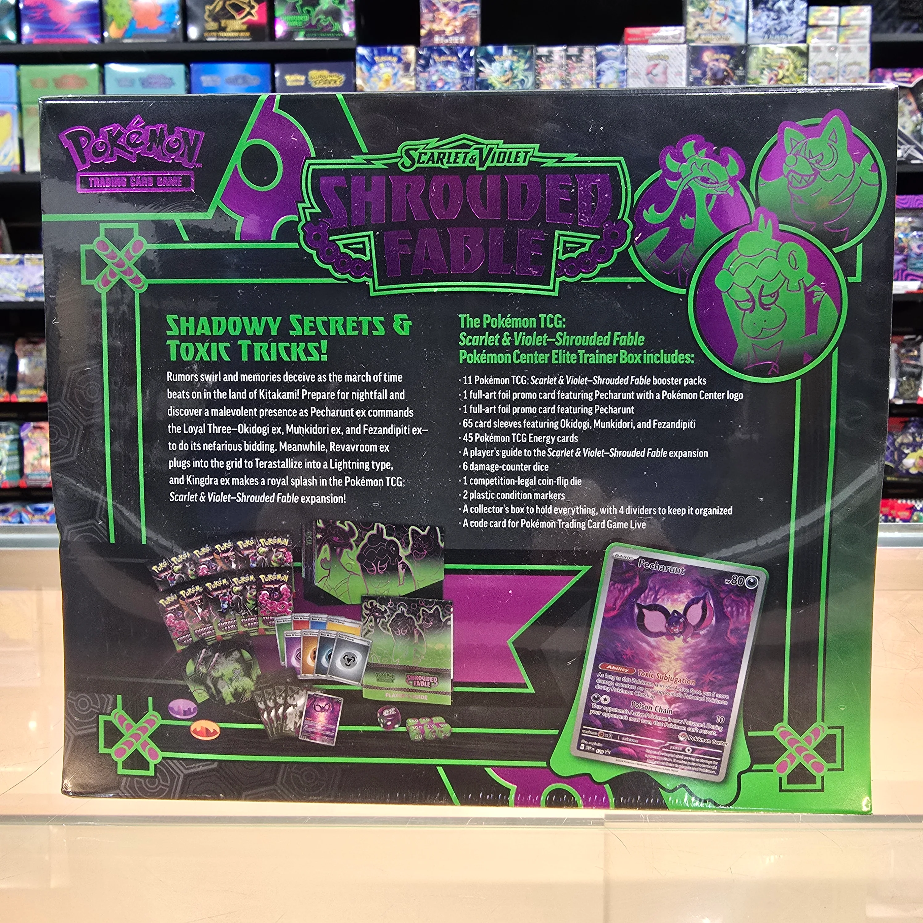 Pokémon TCG: Scarlet & Violet: Shrouded Fable - Elite Trainer Box (Pokemon Center Exclusive) - Image 2