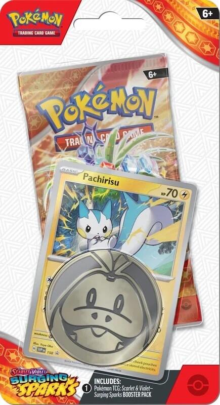 Pokémon TCG: Scarlet & Violet: Surging Sparks - Single Pack Blister (Parchirisu) - Image 3