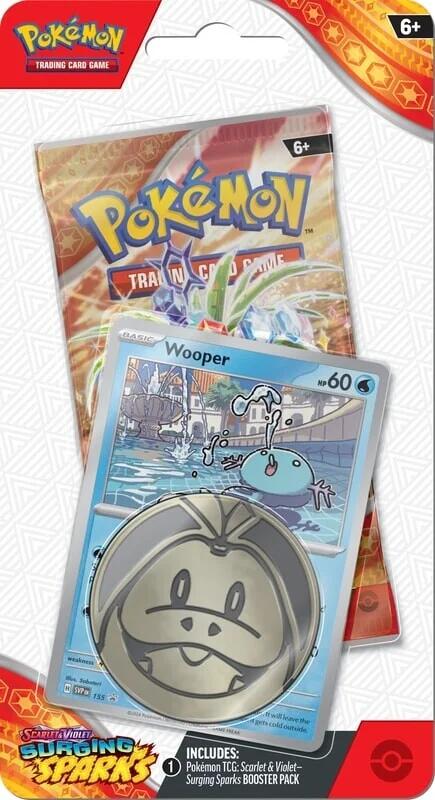 Pokémon TCG: Scarlet & Violet: Surging Sparks - Single Pack Blister (Wooper) - Image 3