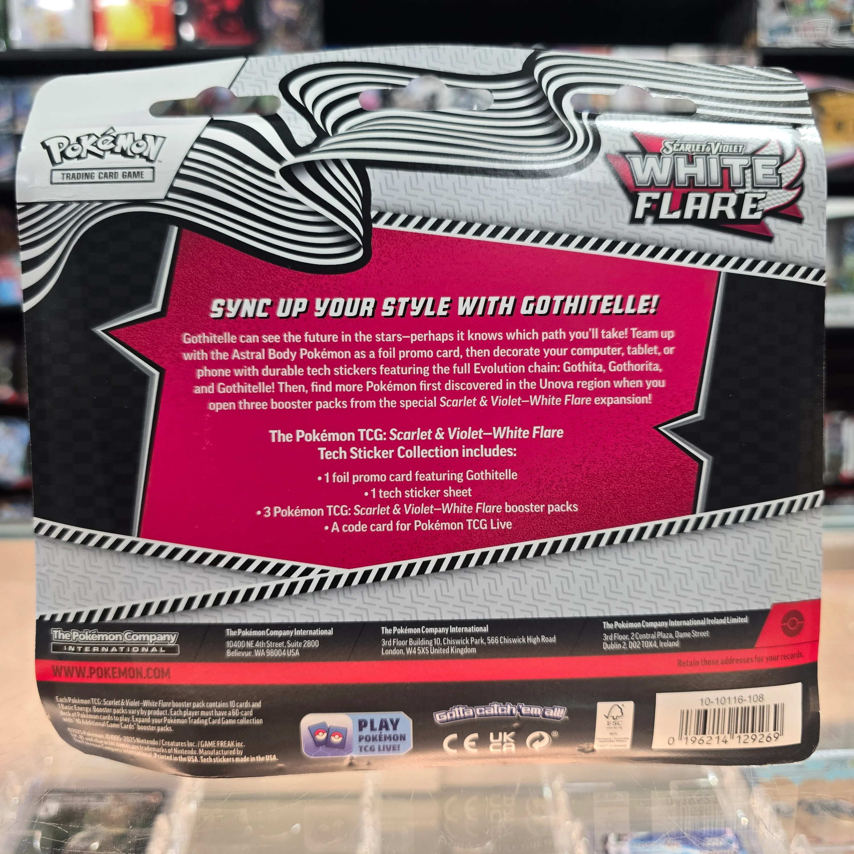 Pokémon TCG: Scarlet & Violet: White Flare - Tech Sticker Collection (Limit 1) - Image 2