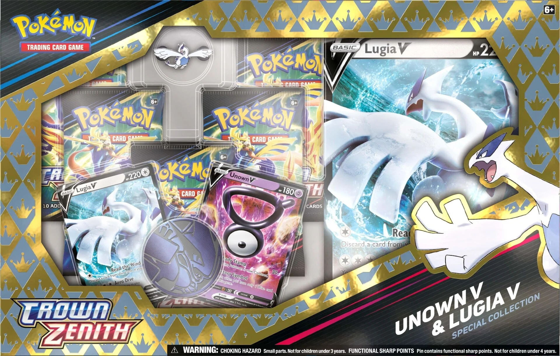 Pokémon TCG: Sword & Shield: Crown Zenith - Special Collection (Unown V & Lugia V) - Image 3