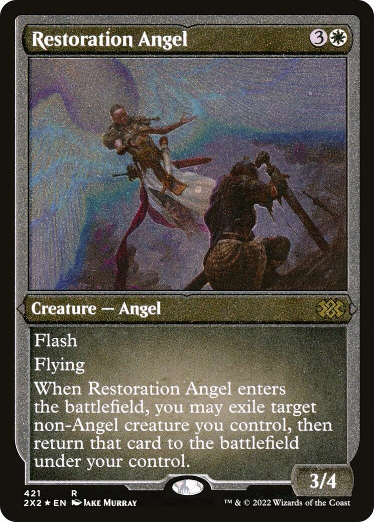 Restoration Angel (Foil Etched) (421) (2X2)