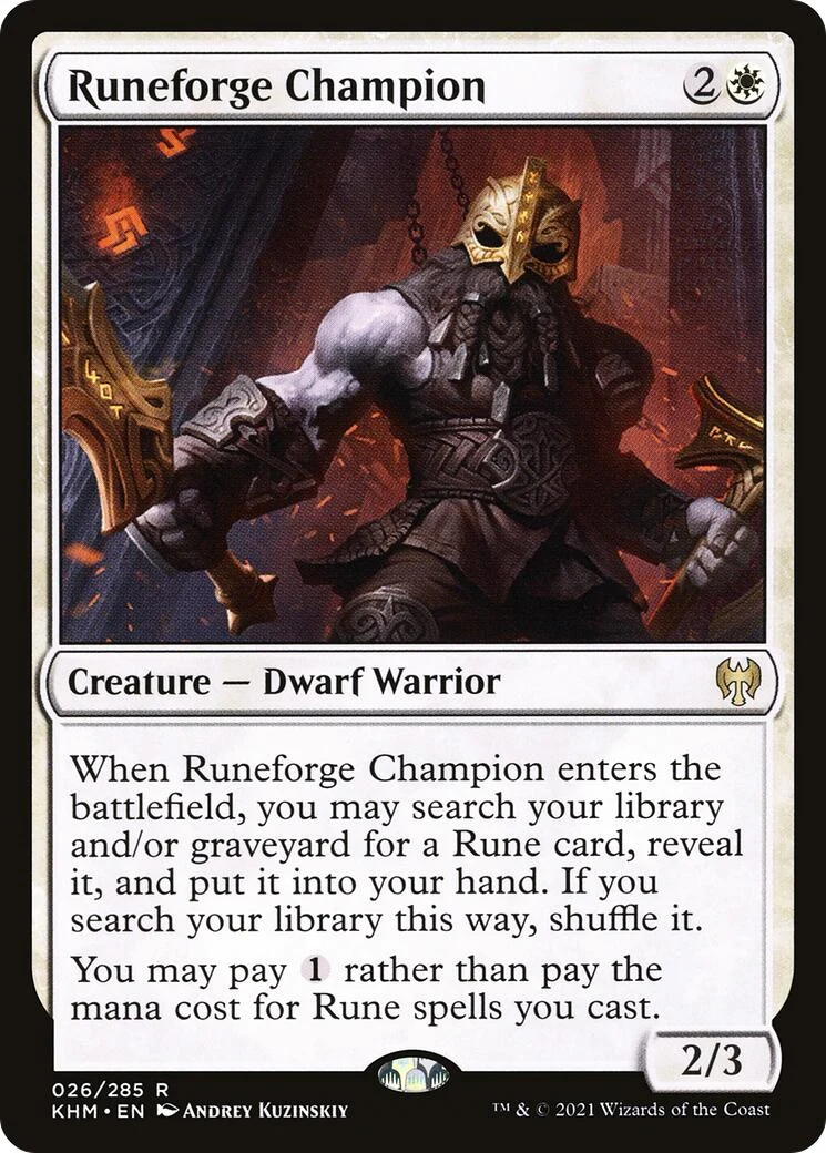 Runeforge Champion (26) (KHM)