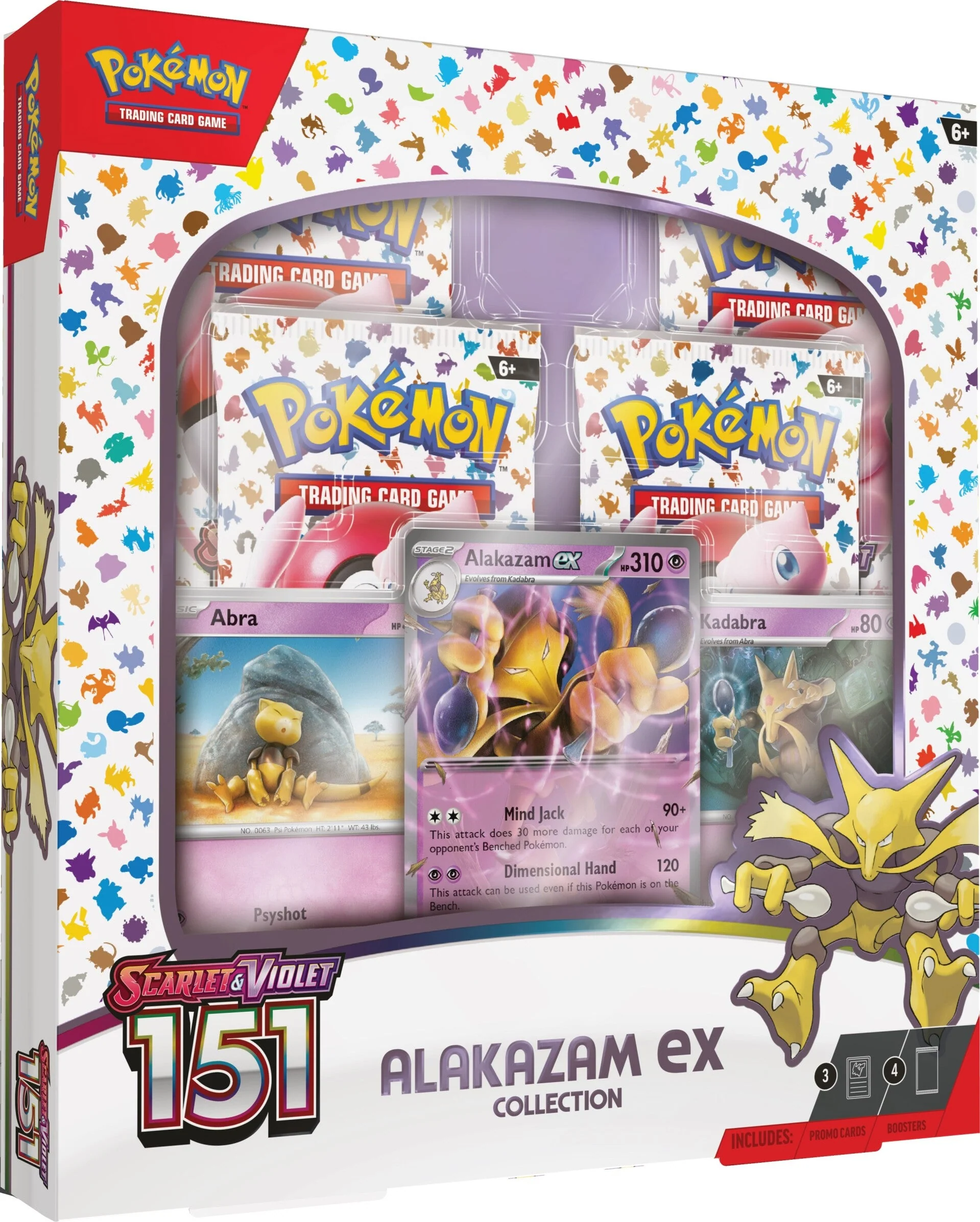 Pokémon TCG: Scarlet & Violet: 151 - Alakazam ex Box - Image 3