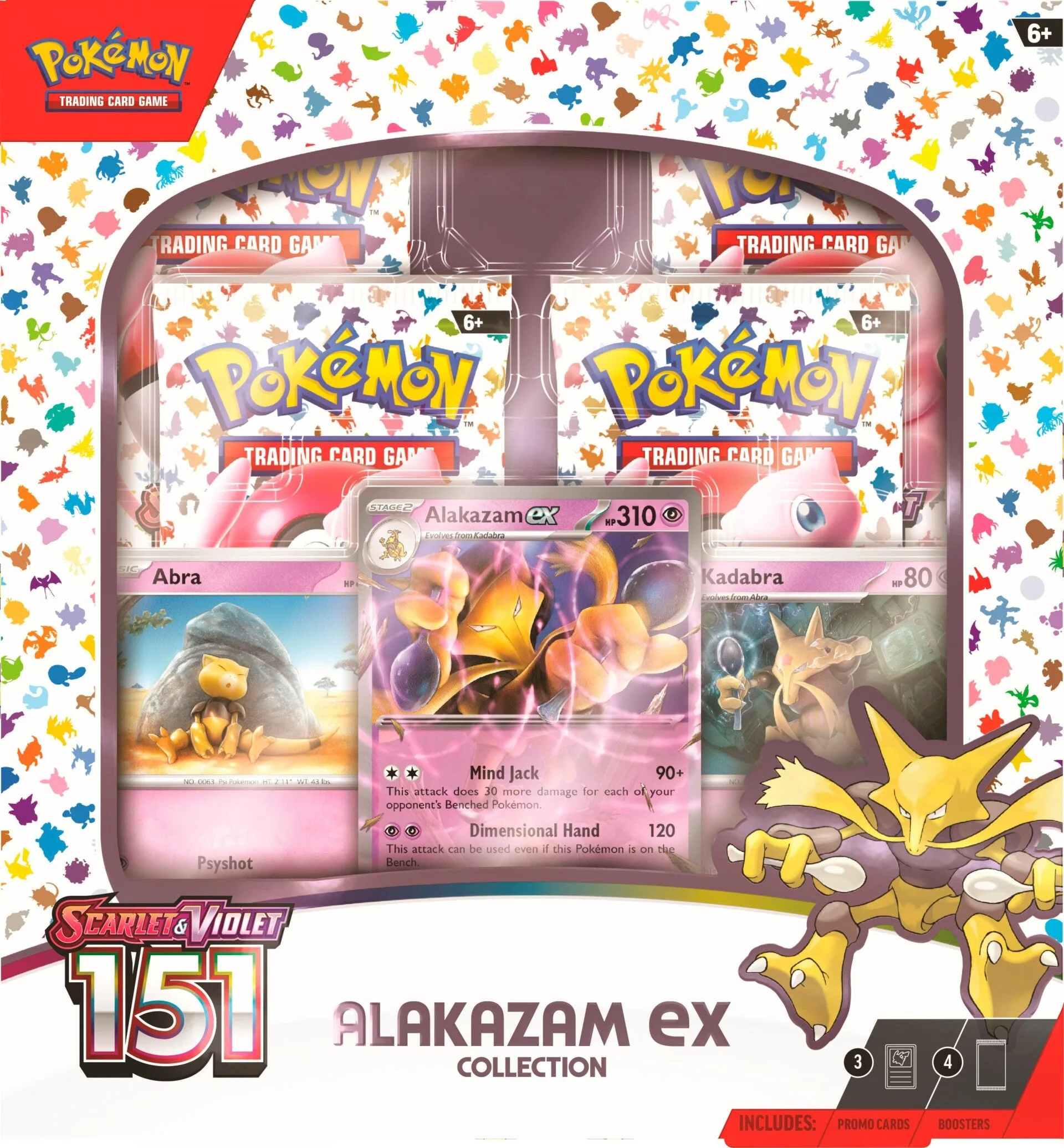 Pokémon TCG: Scarlet & Violet: 151 - Alakazam ex Box - Image 4