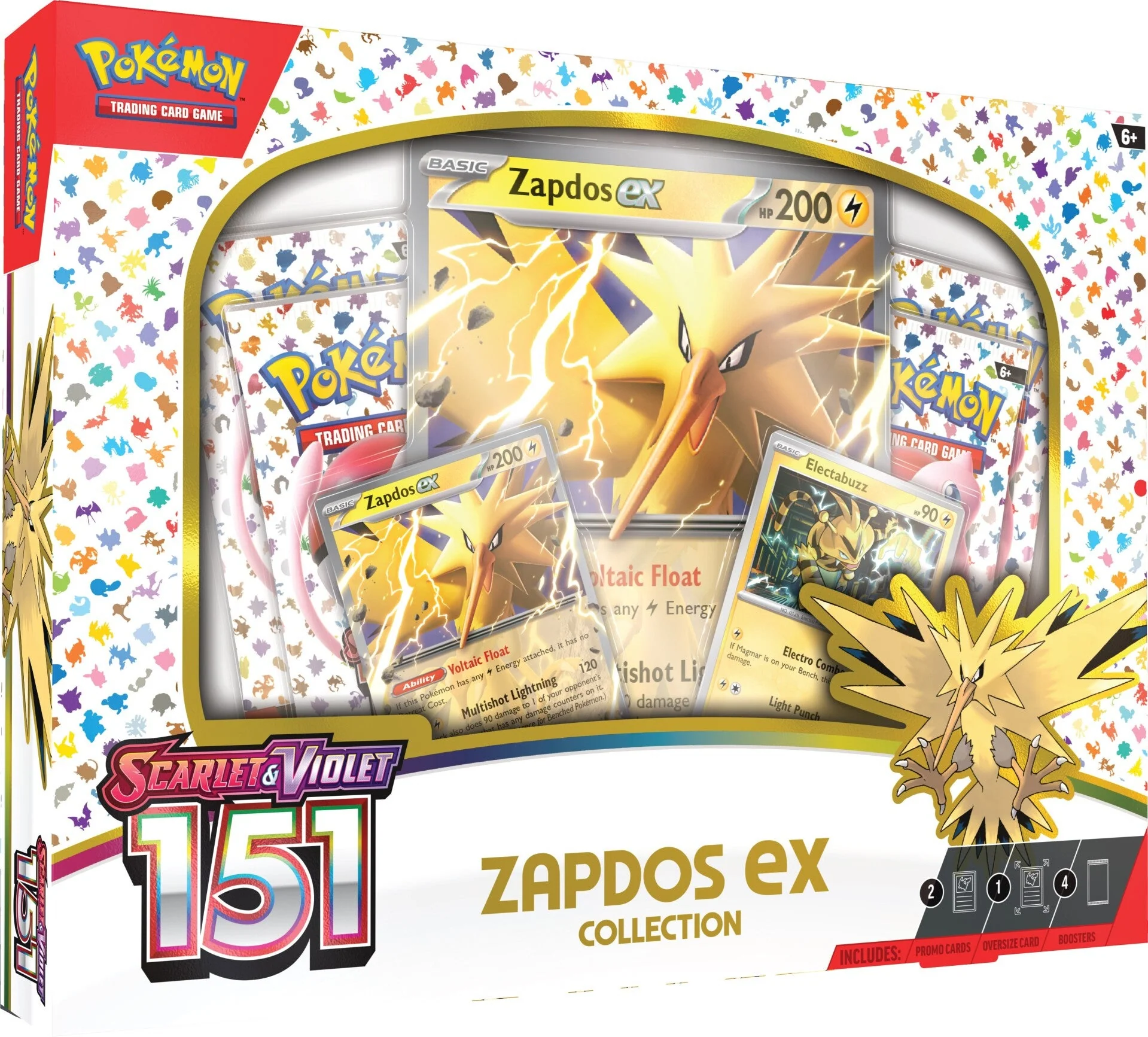 Pokémon TCG: Scarlet & Violet: 151 - Zapdos ex Box - Image 3
