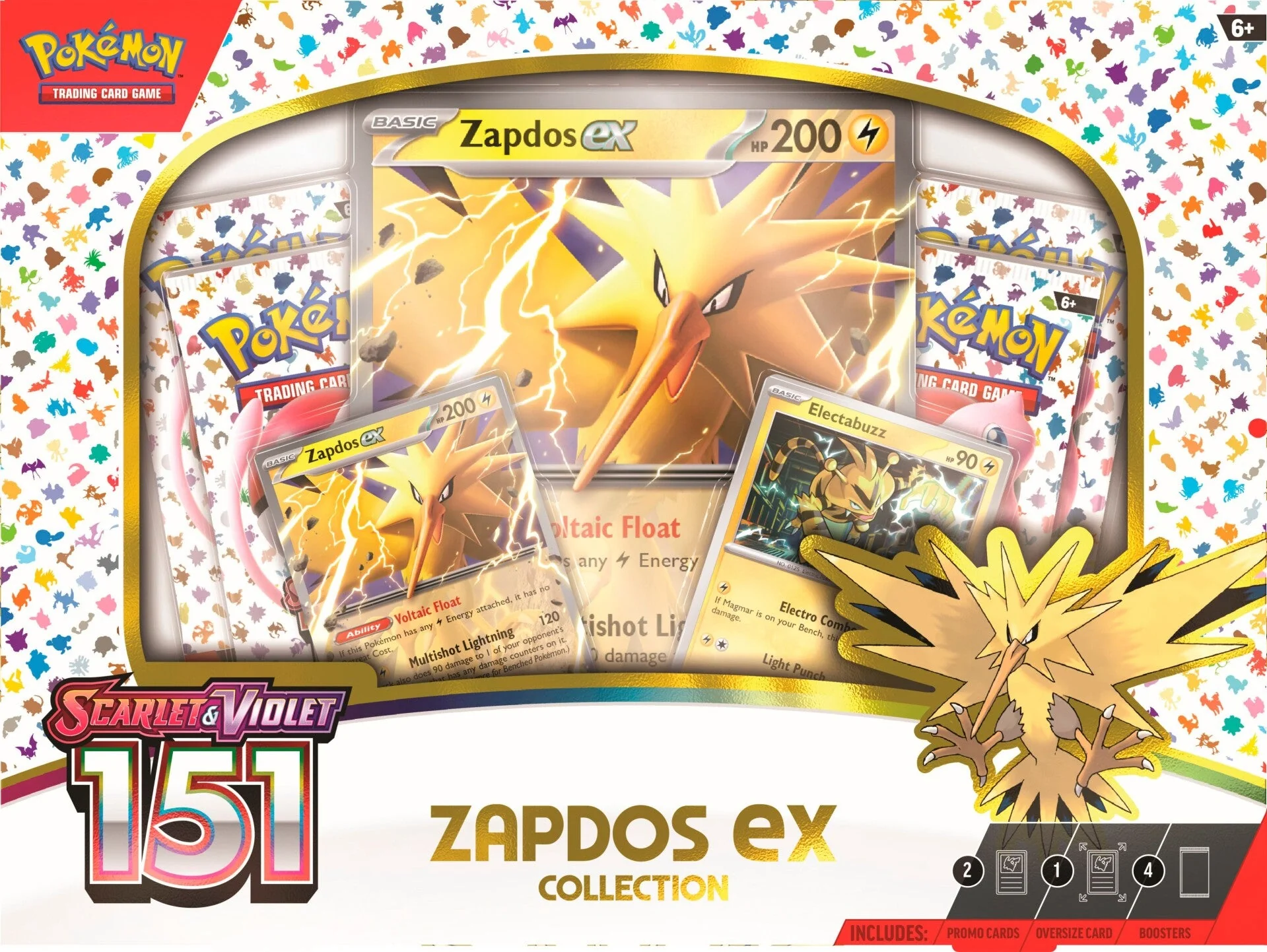 Pokémon TCG: Scarlet & Violet: 151 - Zapdos ex Box - Image 4
