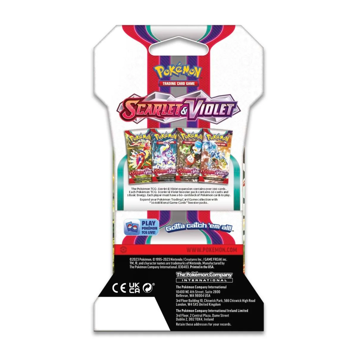 Pokémon TCG: Scarlet & Violet - Sleeved Booster Pack - Image 3