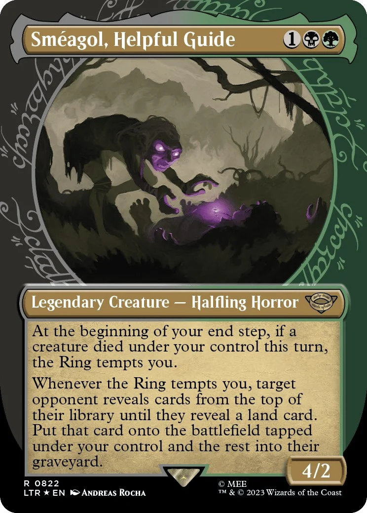 Smeagol, Helpful Guide (Showcase) (Surge Foil) (822) (LTR)