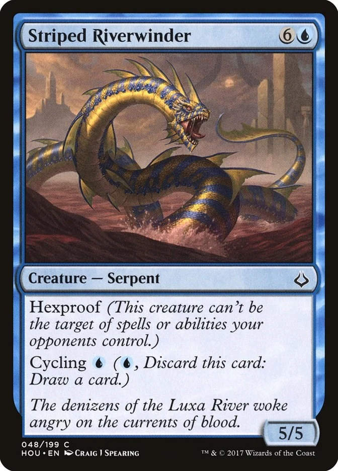 Striped Riverwinder (48) (HOU)