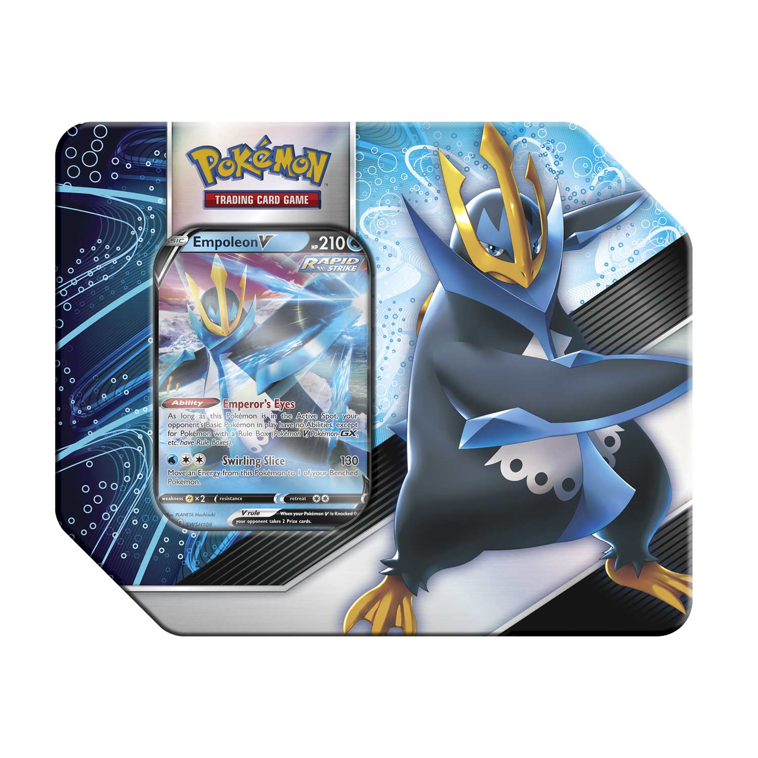 Pokémon TCG: Sword & Shield: Battle Styles - V Strikers Tin (Empoleon V) - Image 3