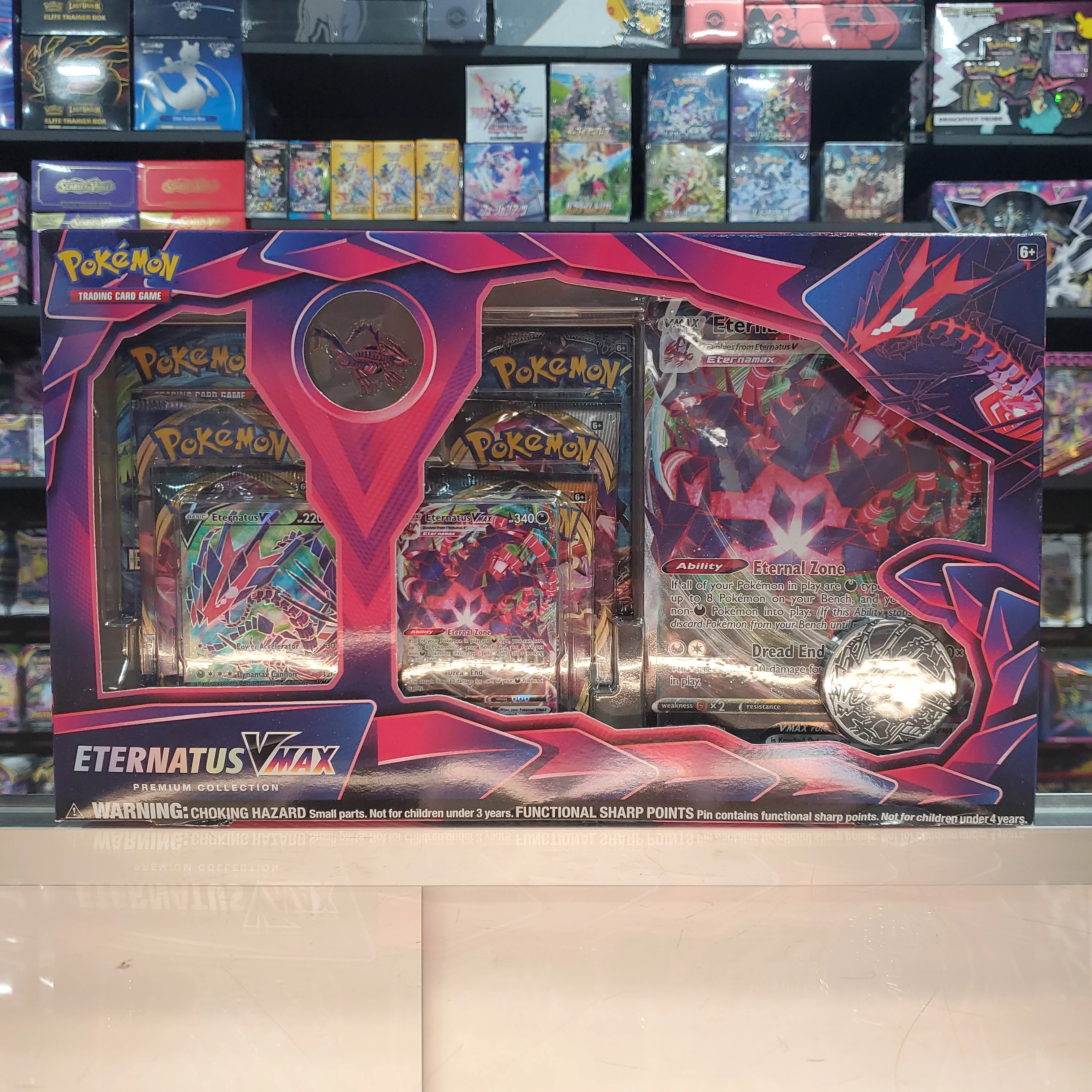 Pokemon TCG: Sword & Shield: Darkness Ablaze - Premium Collection (Eternatus VMAX)