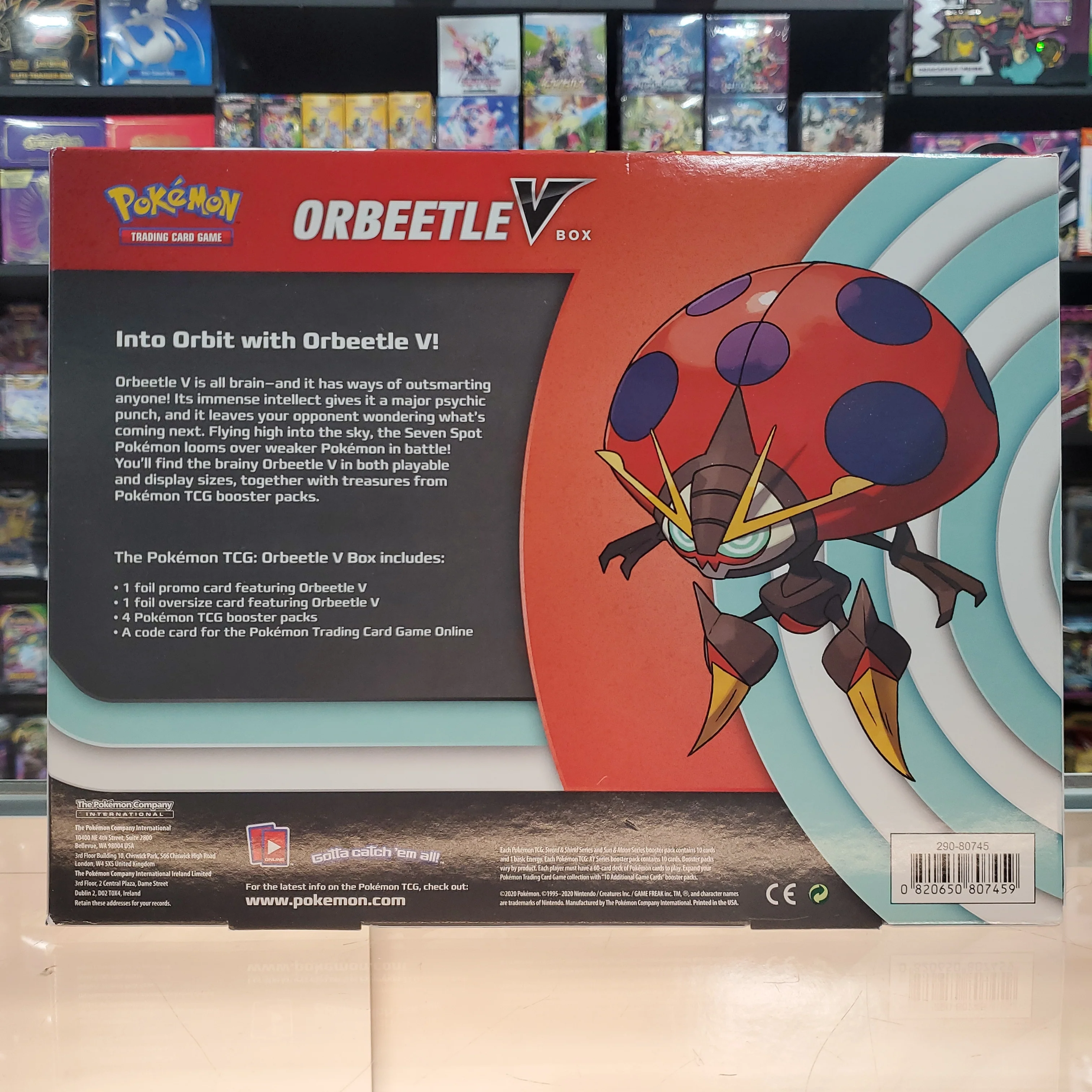 Pokémon TCG: Sword & Shield: Vivid Voltage - Orbeetle V Box - Image 3