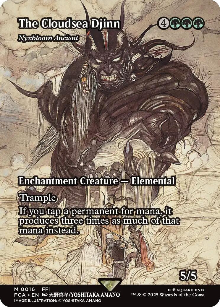 The Cloudsea Djinn - Nyxbloom Ancient (Showcase) (16) (FCA)
