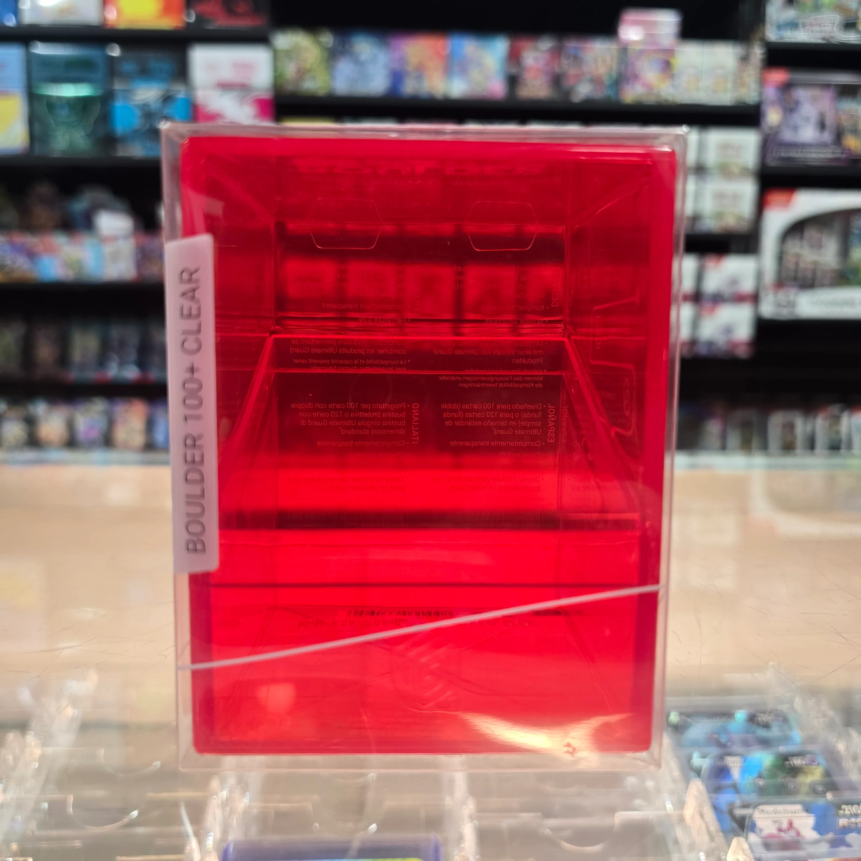 Ultimate Guard - Boulder Deck Case 100+ (Clear Ruby) - Image 4