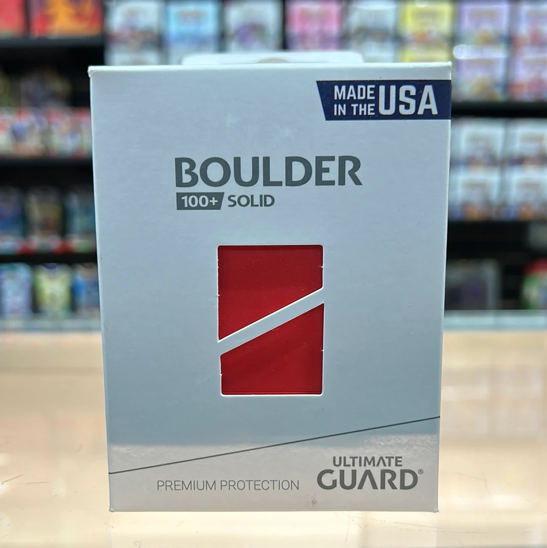 Ultimate Guard - Boulder Deck Case 100+ (Solid Red)