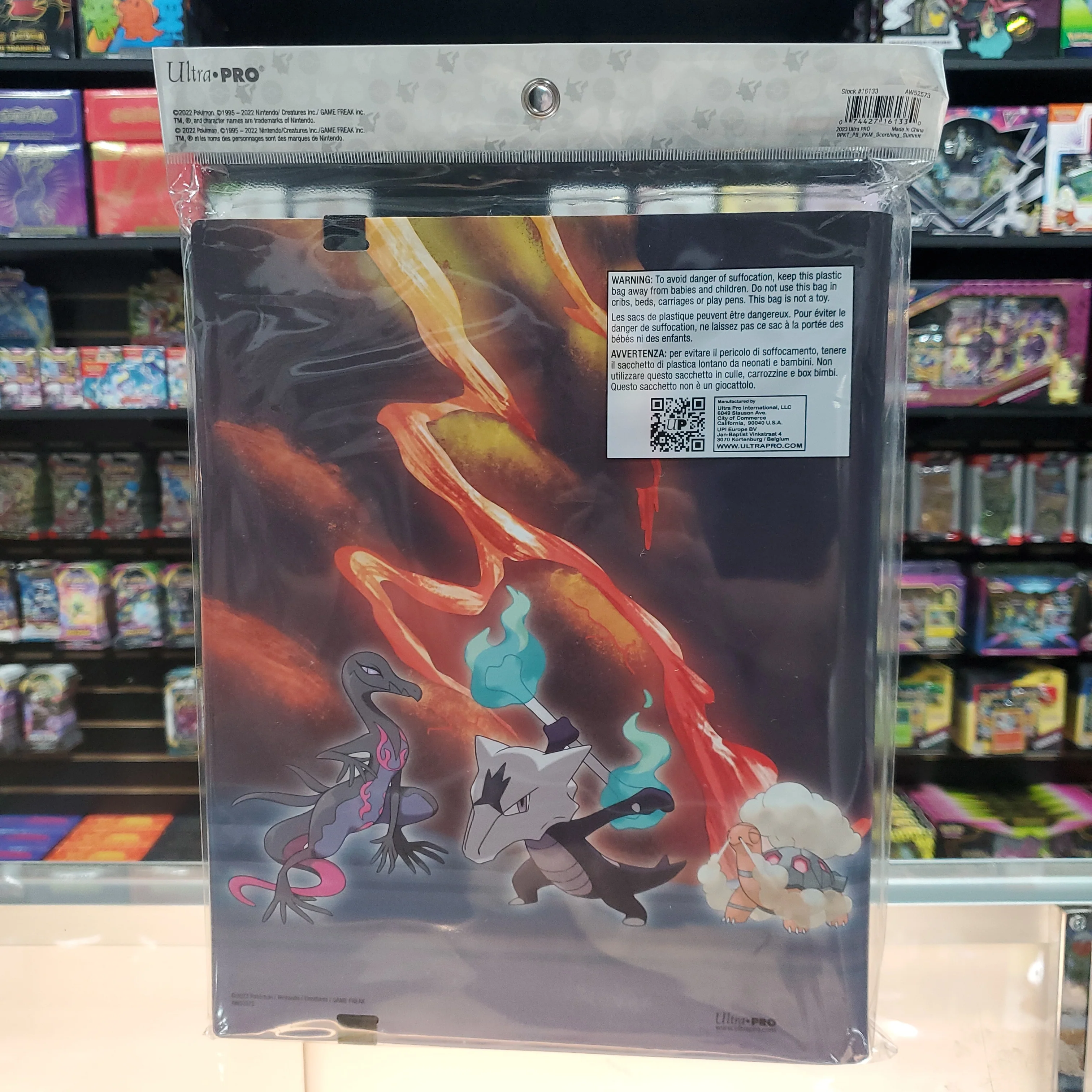 Ultra-PRO: Pokémon 9 Pocket PRO Binder - Scorching Summit - Image 2
