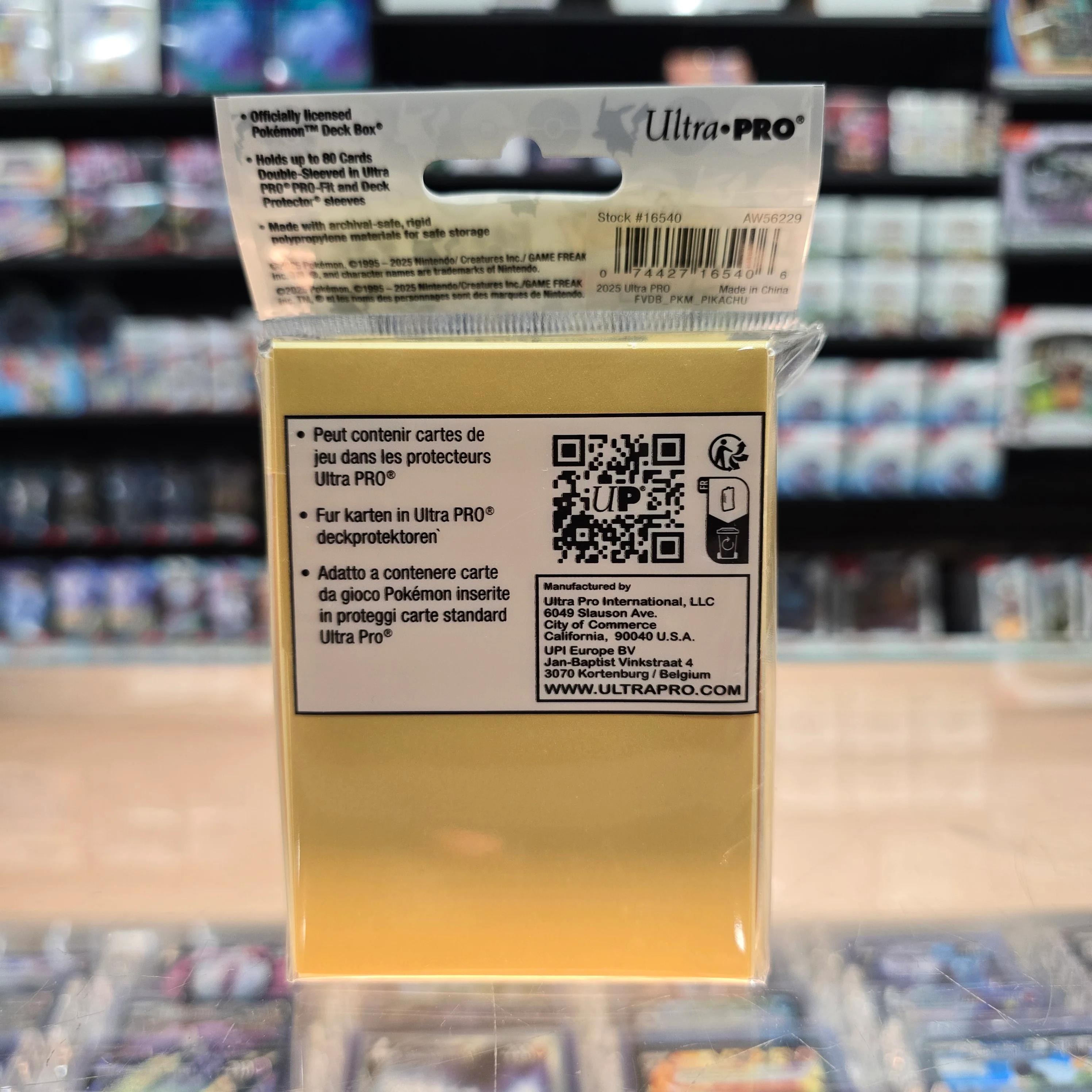 Ultra-PRO: Pokémon Deck Box - Pikachu - Image 3
