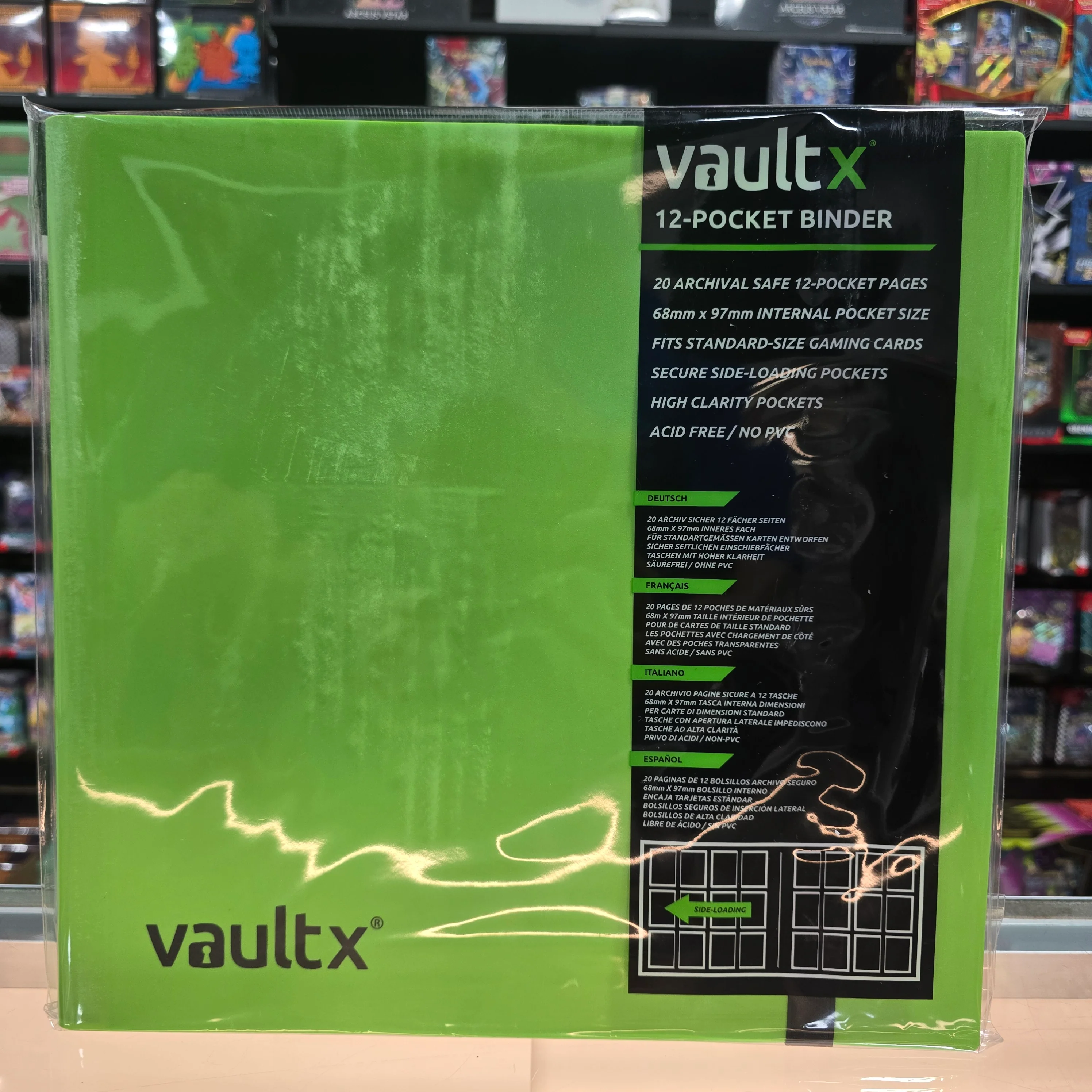 Vault X: 12-Pocket Binder (Green) - Image 4