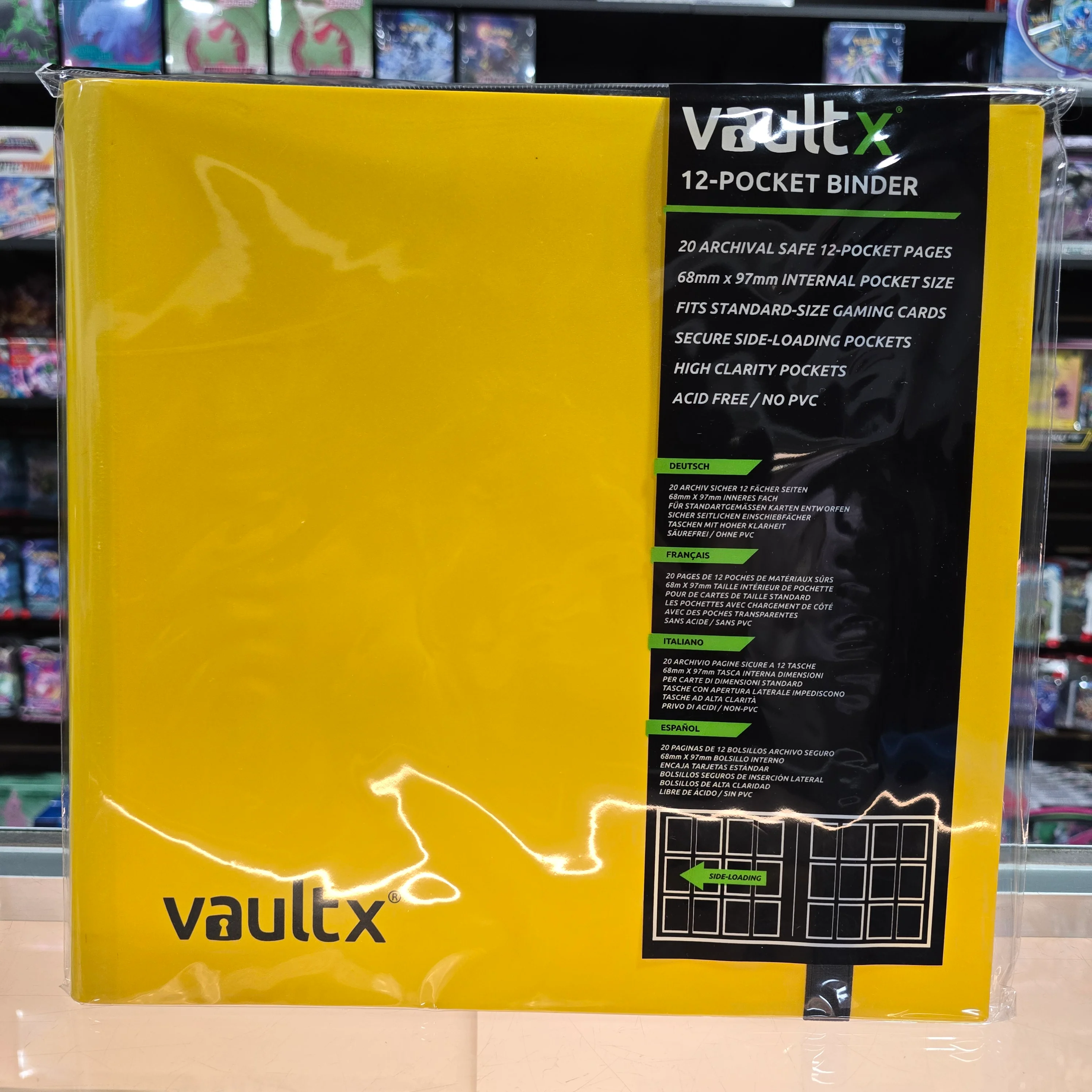 Vault X: 12-Pocket Binder (Yellow) - Image 5