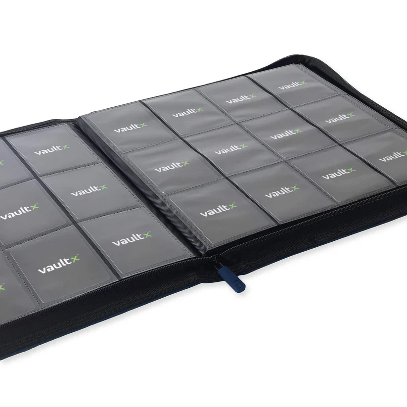 Vault X: 12-Pocket Zip Binder (Royal Blue) - Image 4