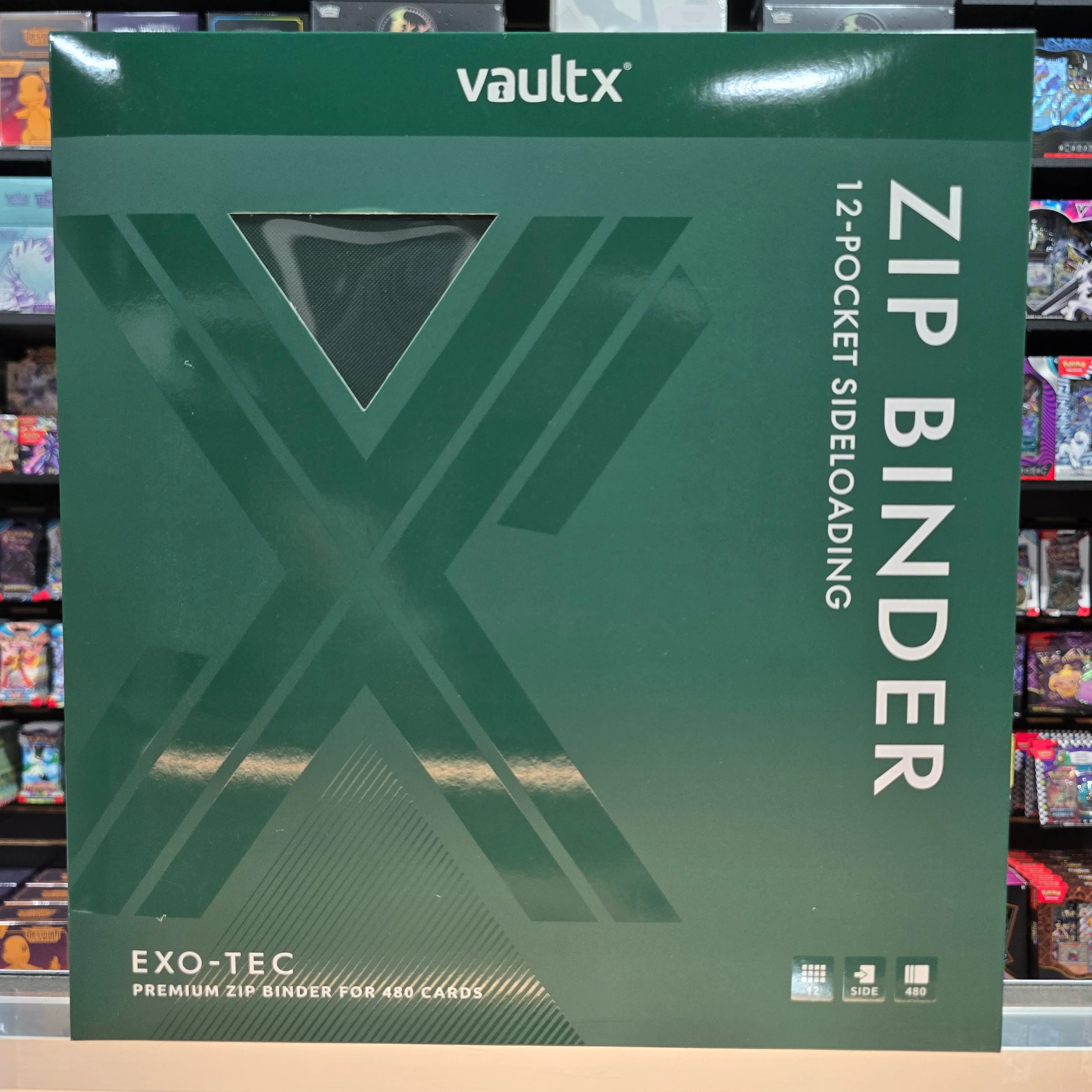 Vault X: 12-Pocket Zip Binder (Forest Green) - Image 5