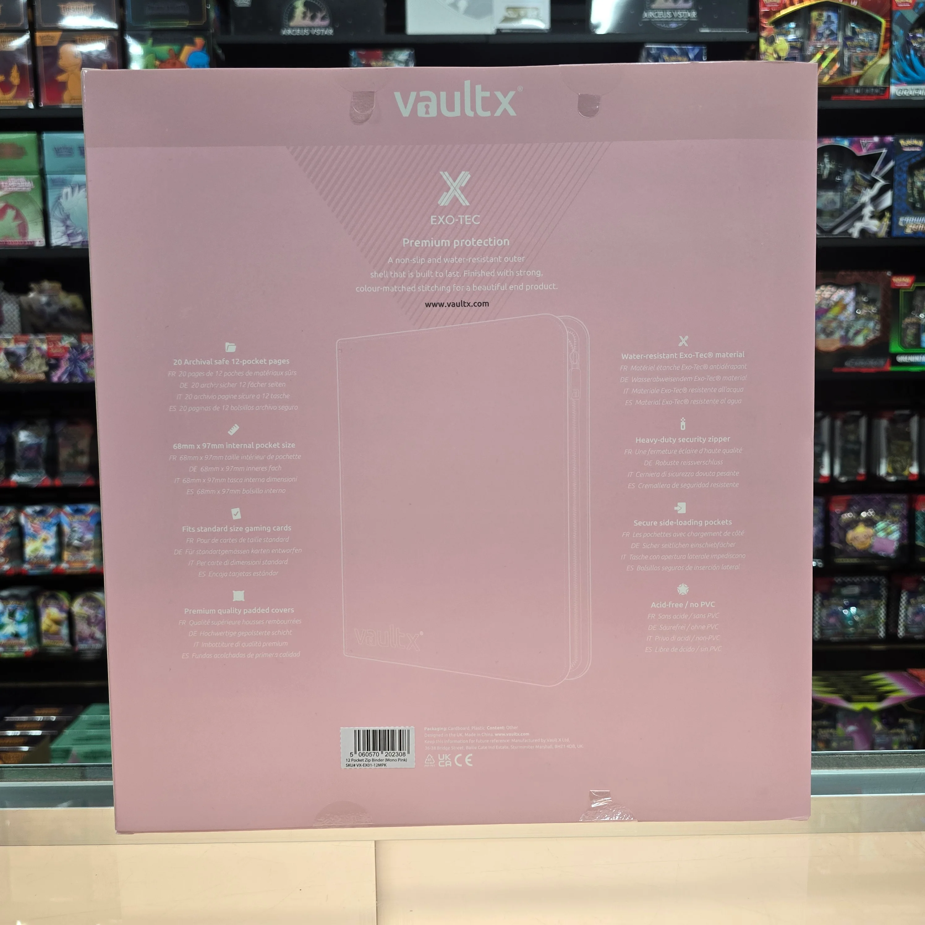 Vault X: 12-Pocket Zip Binder (Just Pink) - Image 6