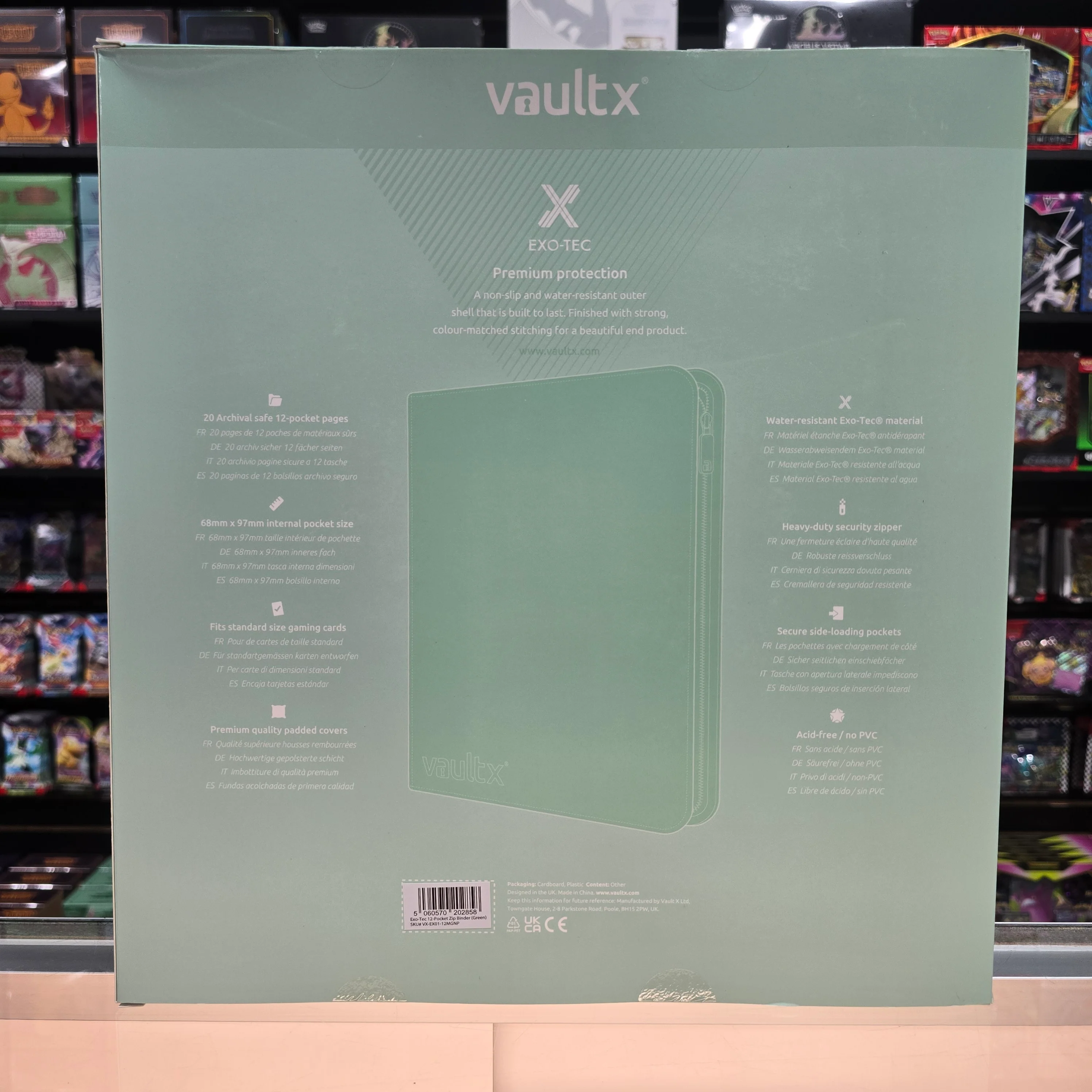 Vault X: 12-Pocket Zip Binder (Mint Green) - Image 7
