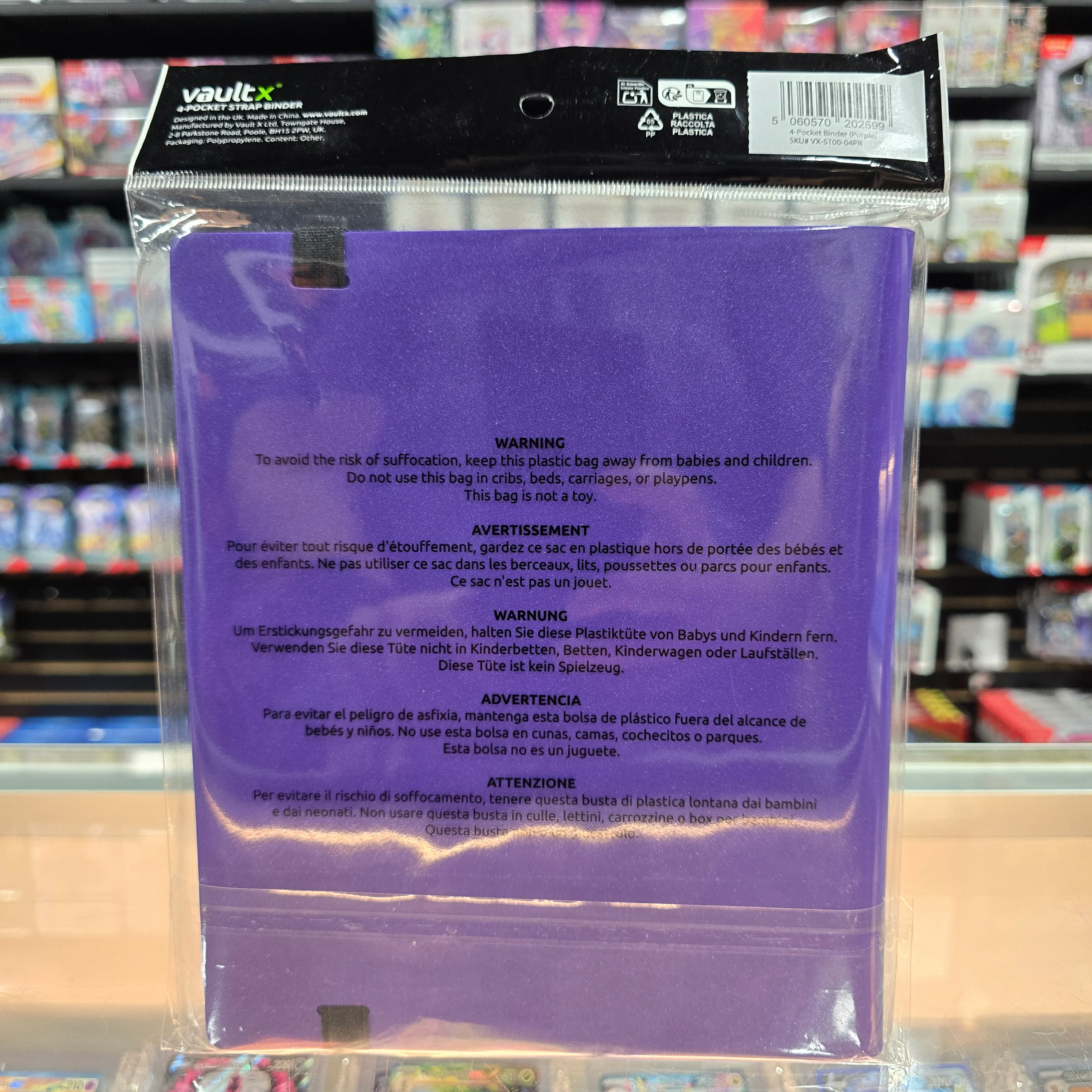 Vault X: 4-Pocket Binder (Purple) - Image 5